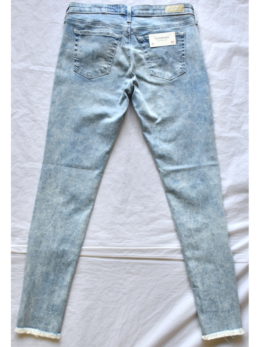 AG ADRIANO GOLDSCHMIED NWT LEGGING ANKLE SKINNY CHARMING JEAN. SIZE 28 - Picture 10 of 15